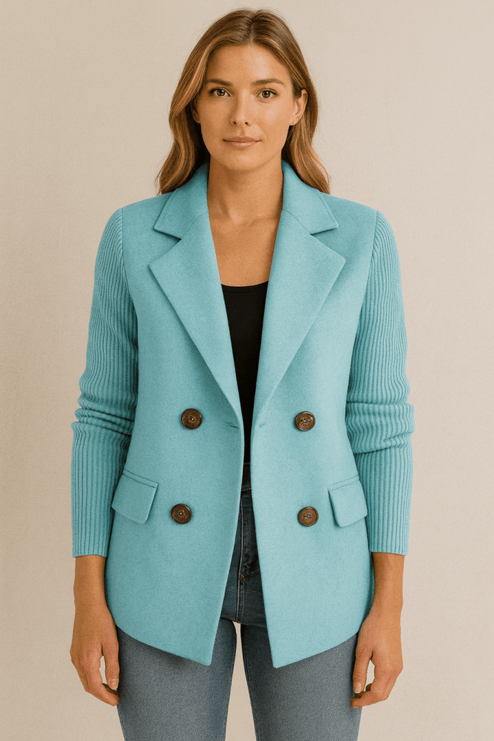 AMA | BLAZER COM MANGA DE TRICÔ
