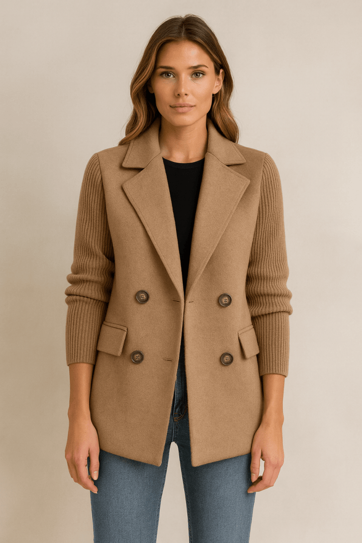 AMA | BLAZER COM MANGA DE TRICÔ