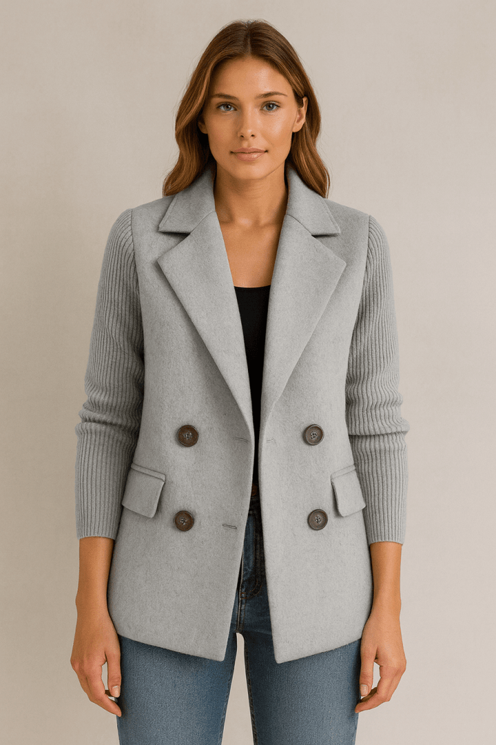 AMA | BLAZER COM MANGA DE TRICÔ