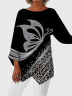 Alayah™ | Top elegante de cuello redondo
