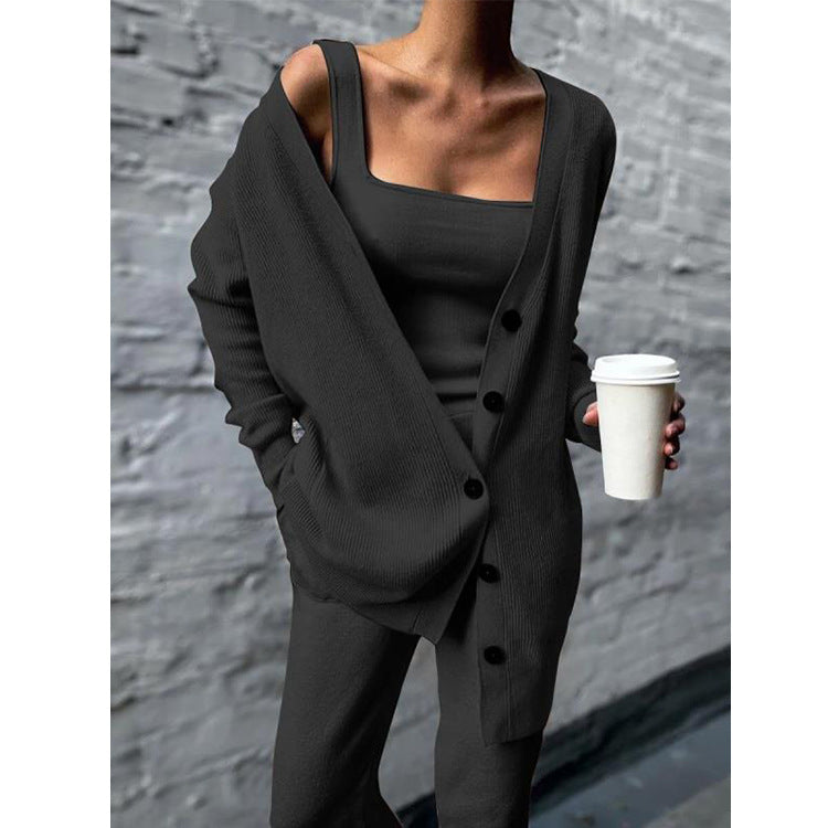 Conjunto de punto acogedor Sofia