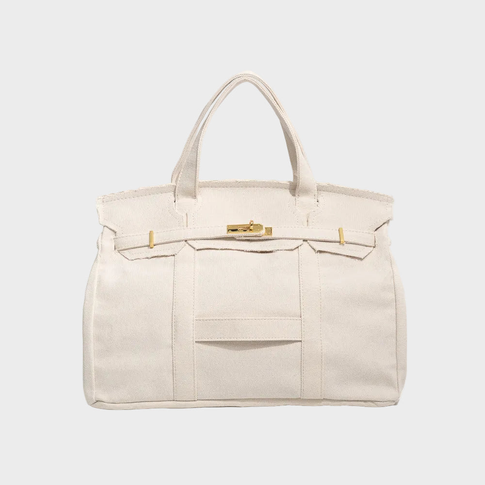 Boatkin | Structured Canvas Tote Bag with Reinforced Handles