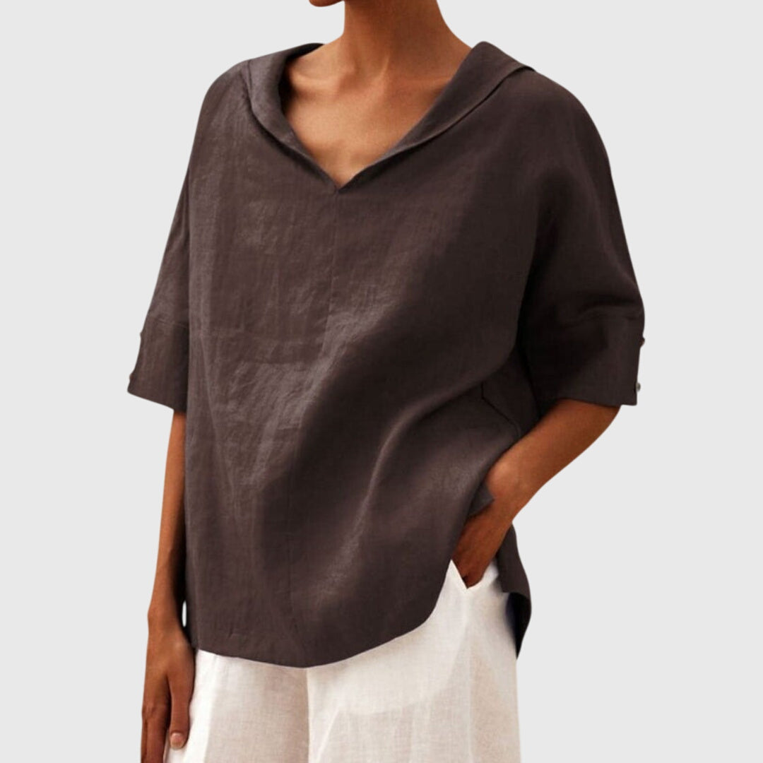 Joanna™ | Blusa Casual de Caimento Solto
