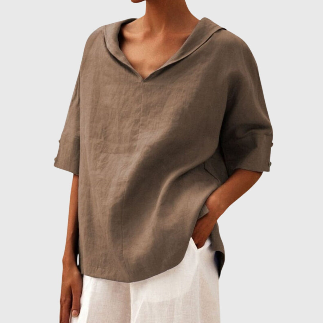 Joanna™ | Blusa Casual de Caimento Solto