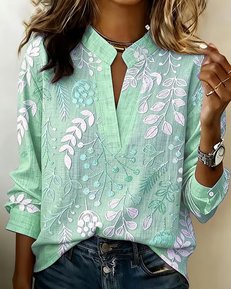 Brielle - Blusa de tacto suave