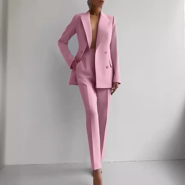 Conjunto de blazer e calças de cintura subida Sofia