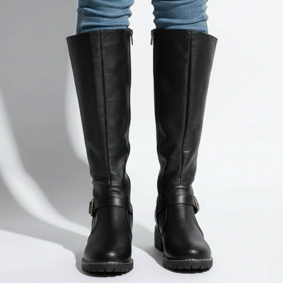 Stella | Women’s Knee-High Buckle Boots