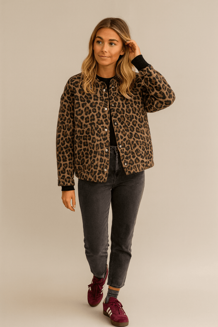 Charlene | Chaqueta de leopardo