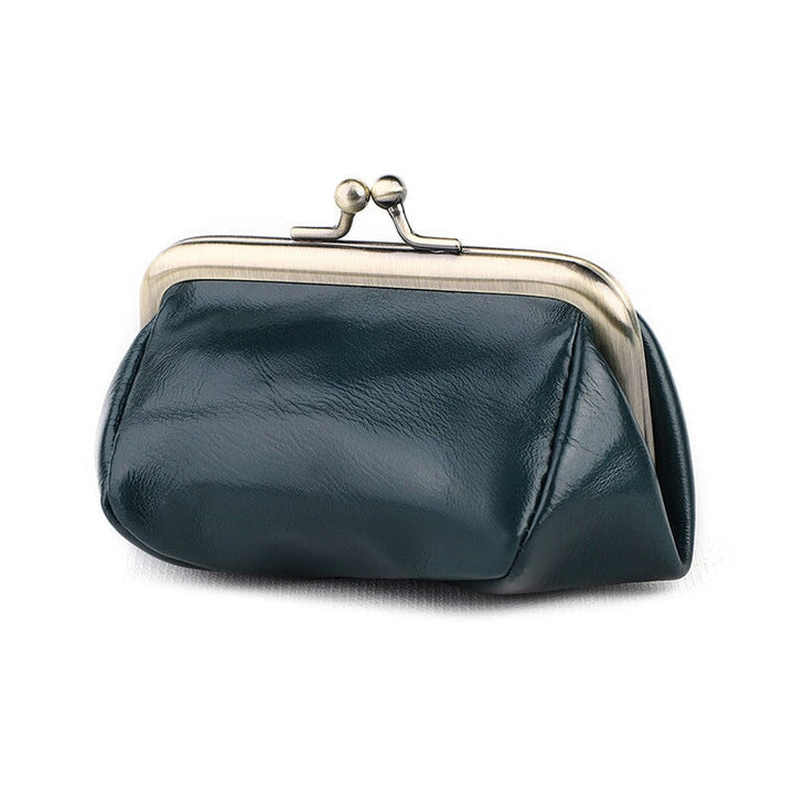 Vintage Literary Leather Ladies Coin Purse