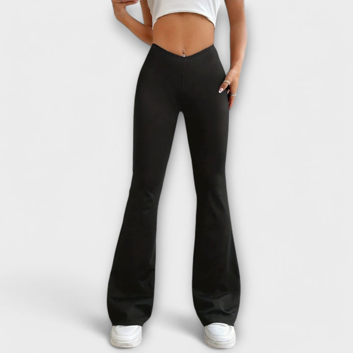 Serena - Pantalones Relajados con Pierna Acampanada