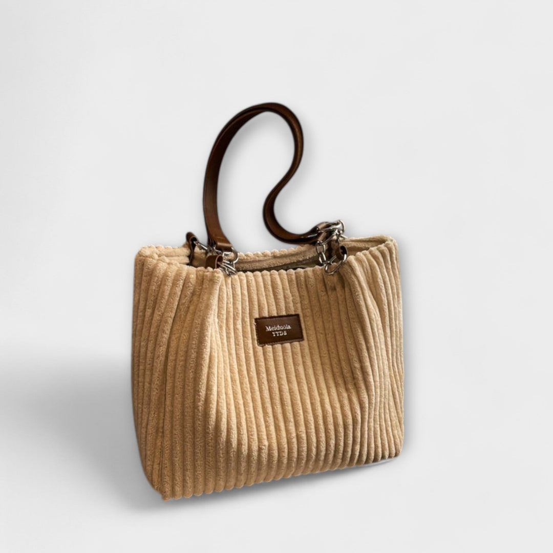 Olivia - Bolso de hombro de cordón suave