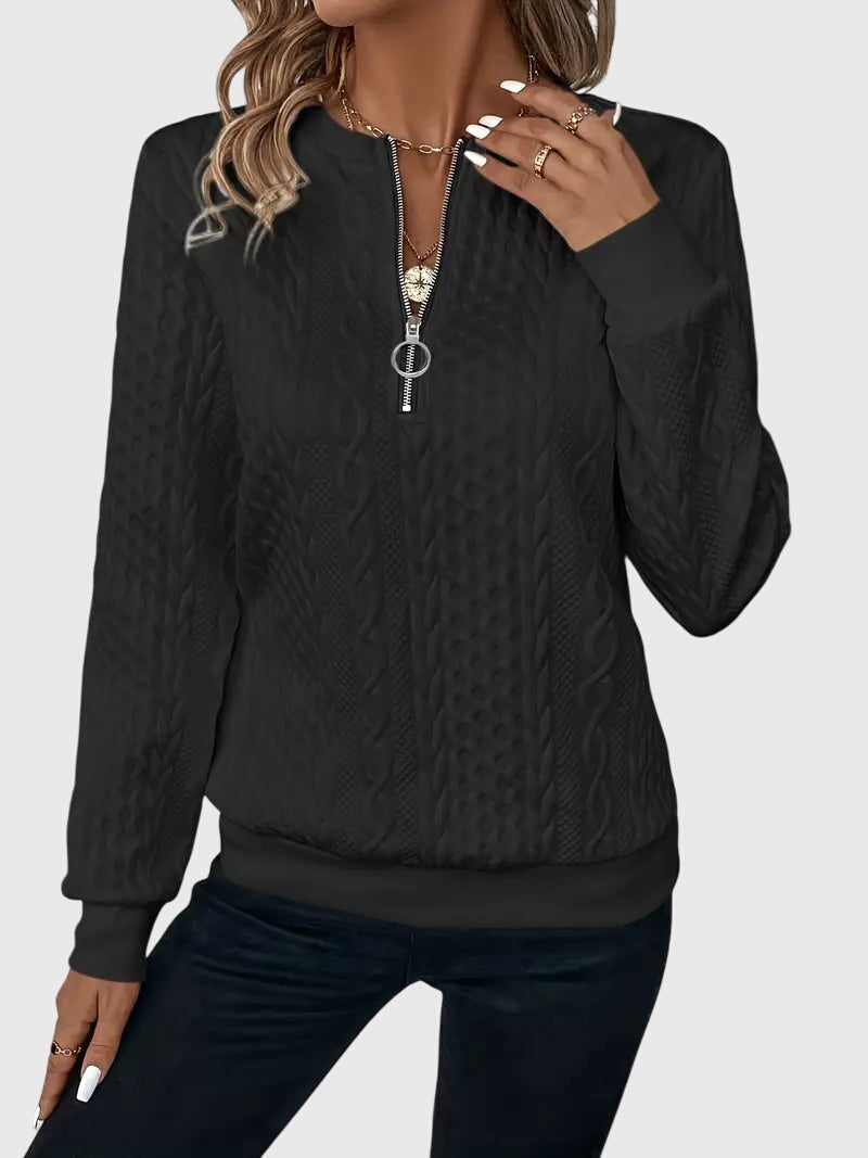Nora™ | Suéter con Cremallera