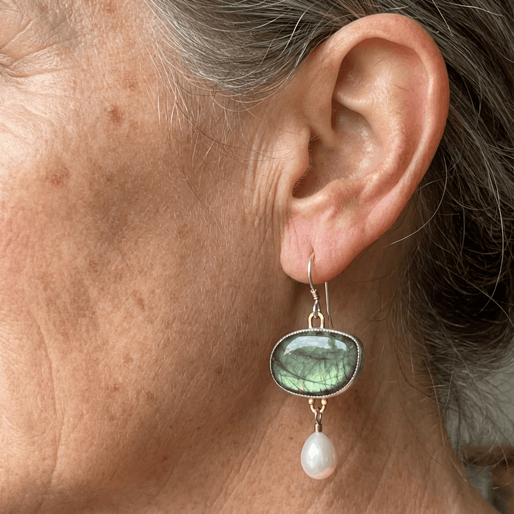 Vintage Stone Earrings
