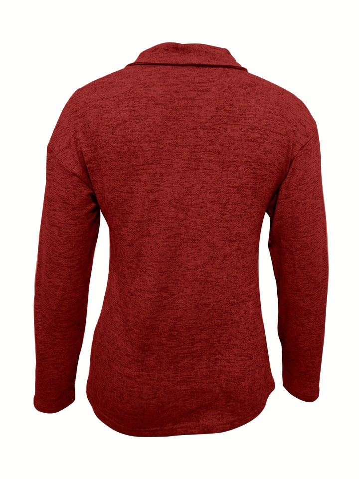 Charlene | Blusa Chic de Manga Longa