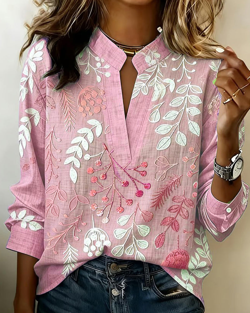 Brielle - Blusa de tacto suave