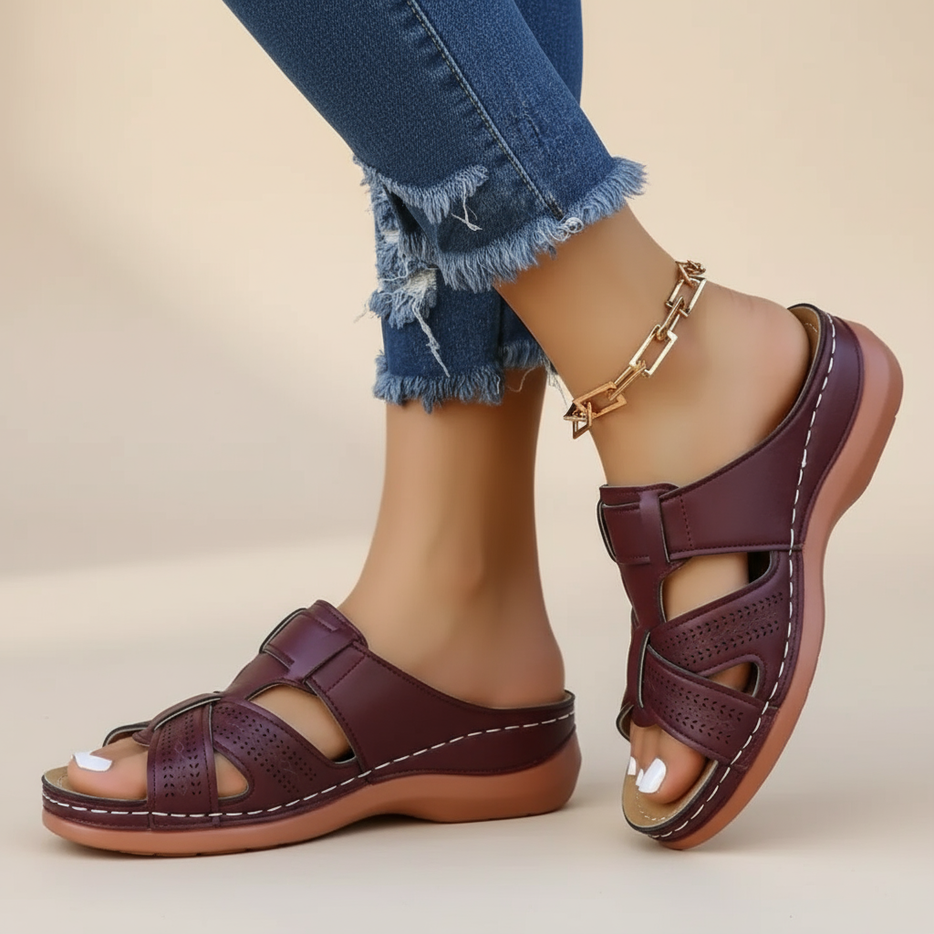 Kathy – Sandalias de ajuste holgado para caminar