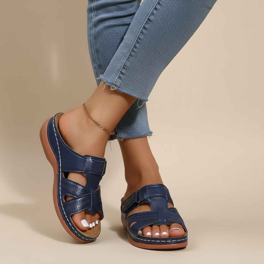 Kathy – Sandalias de ajuste holgado para caminar
