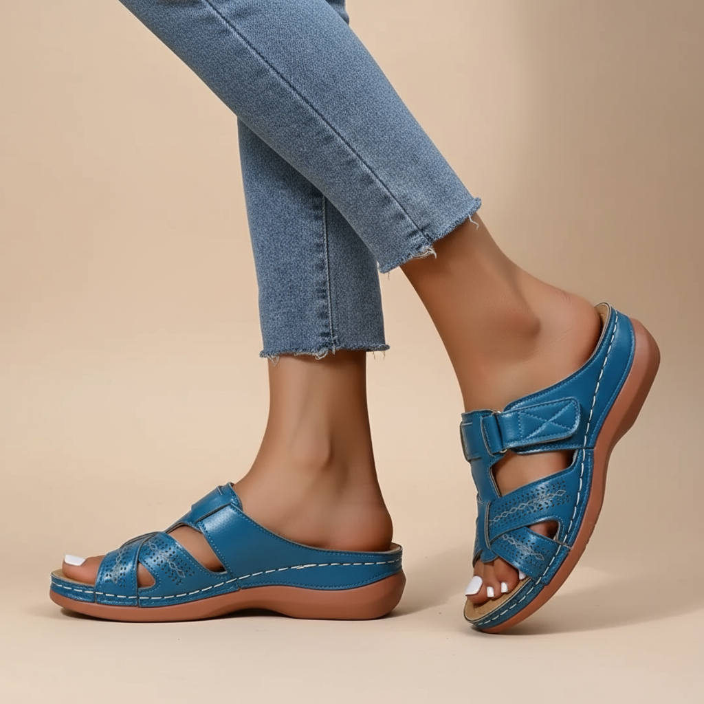 Kathy – Sandalias de ajuste holgado para caminar