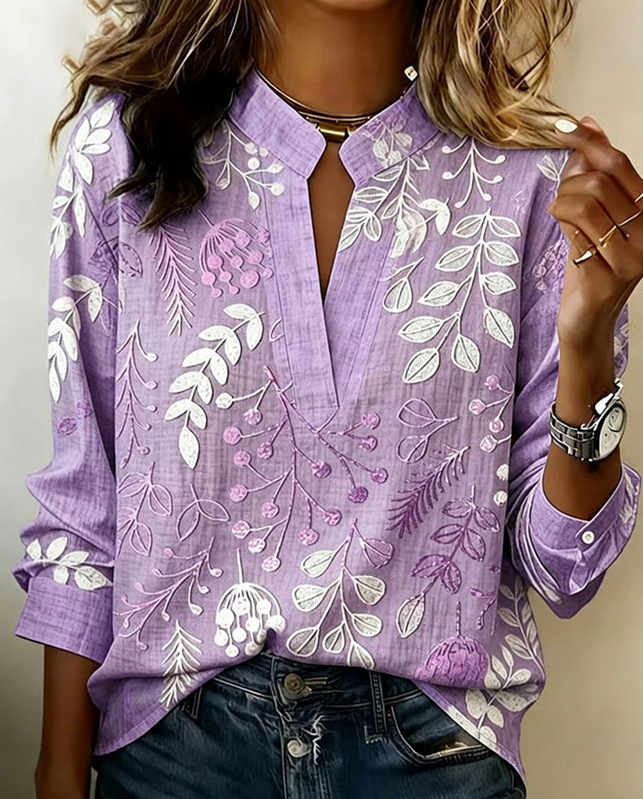 Brielle - Blusa de tacto suave