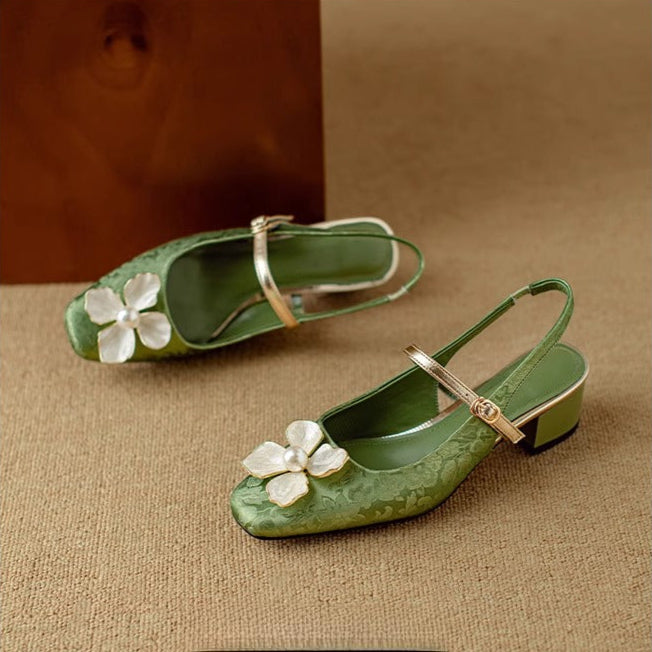 Scarpins Slingback Genine