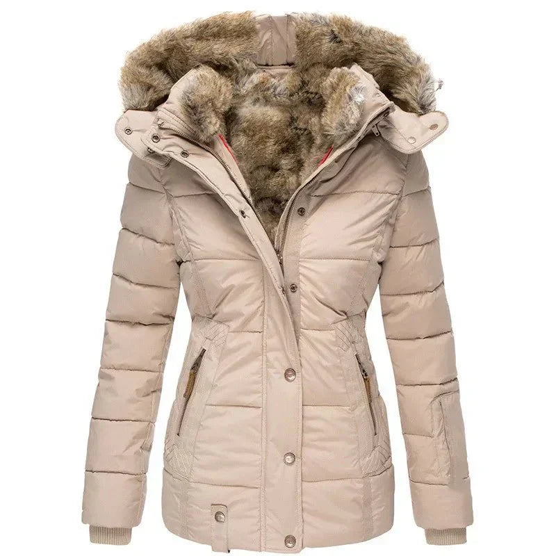 GRACE | COMFORTABLE WARM WINTER FUR JACKET