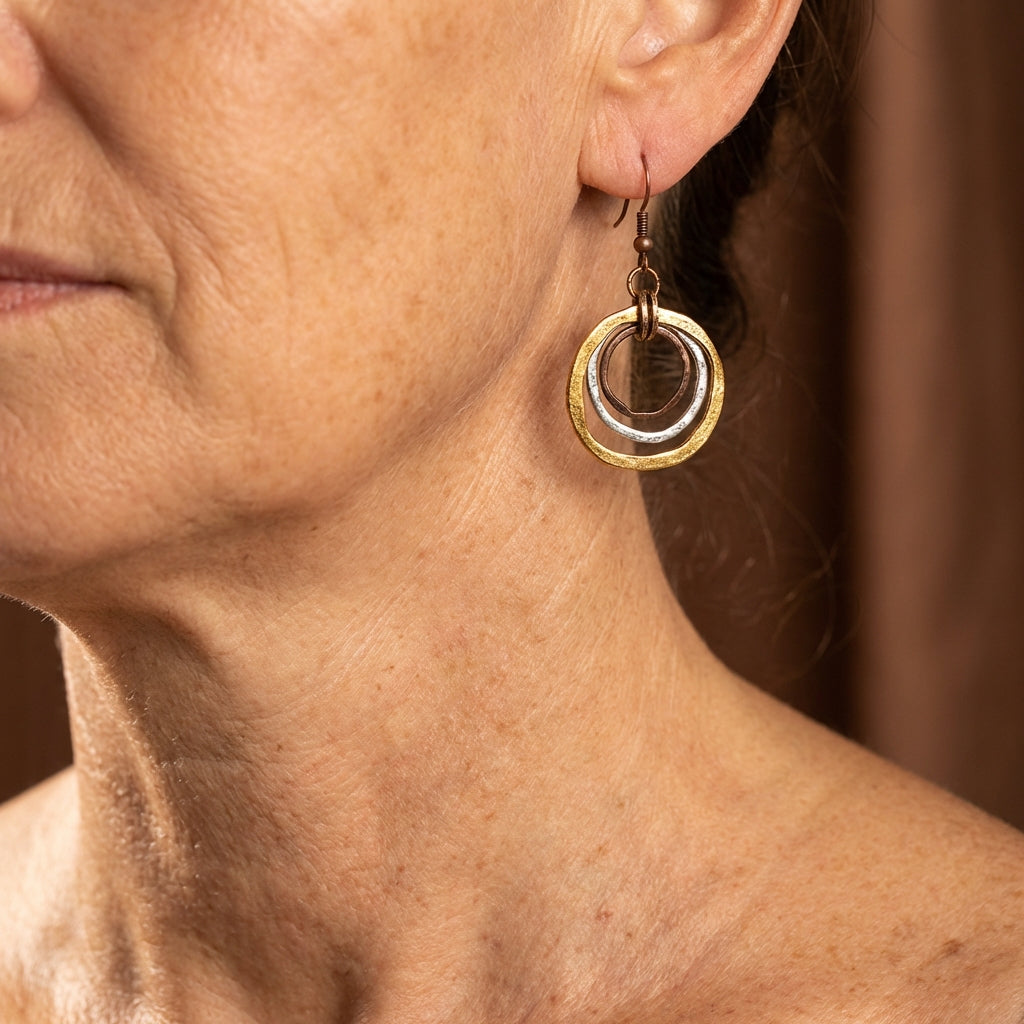 Gold & Silver Vintage Earrings