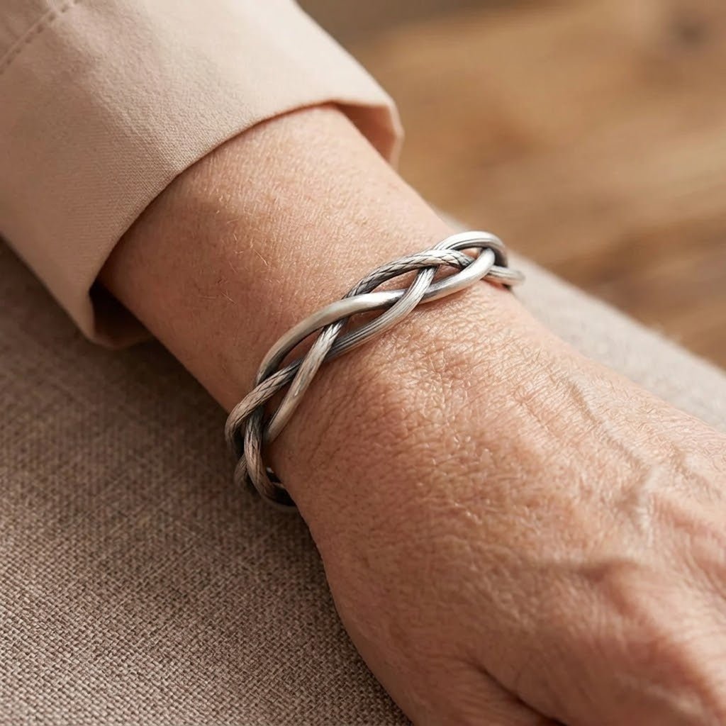 Braided Silver Bracelet