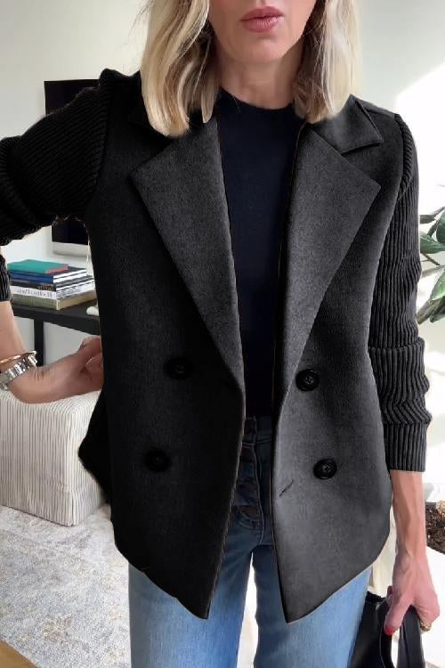 Sasha Casual Blazer Coat, Black / 10