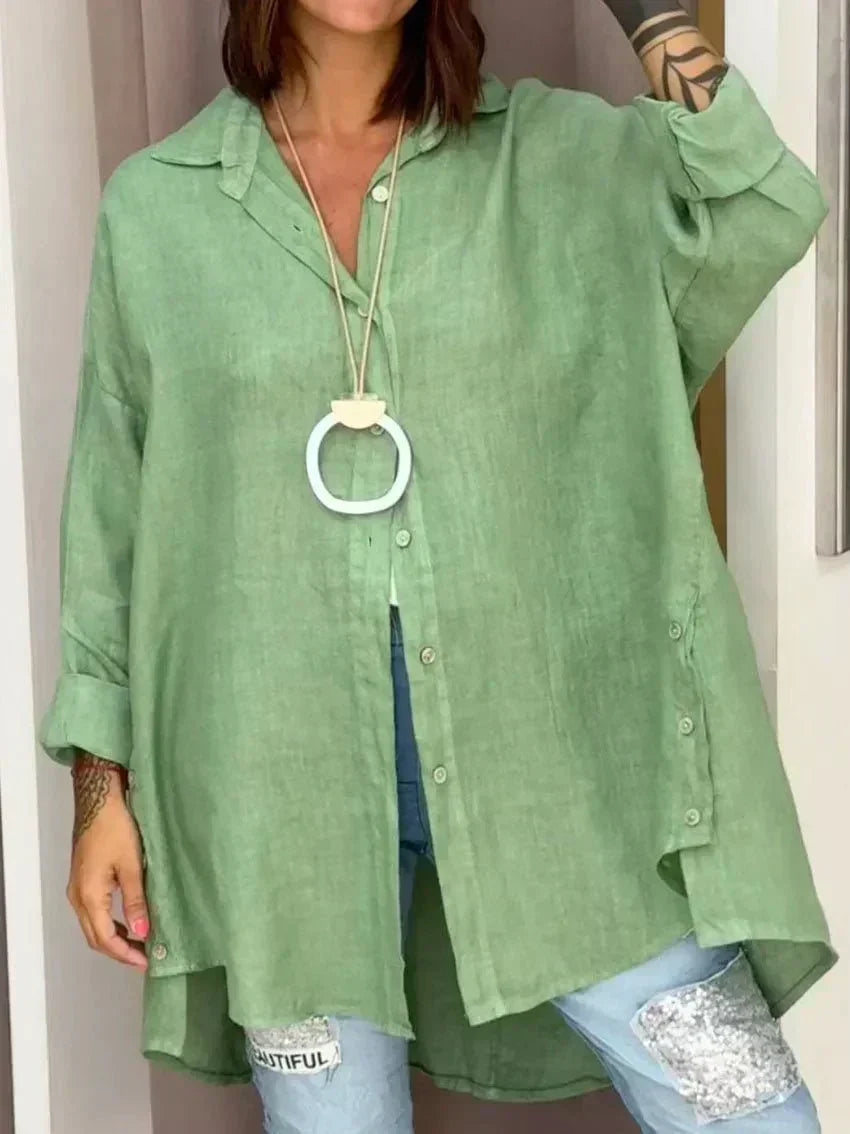 Nadine | Camisa Luxuosa Oversized