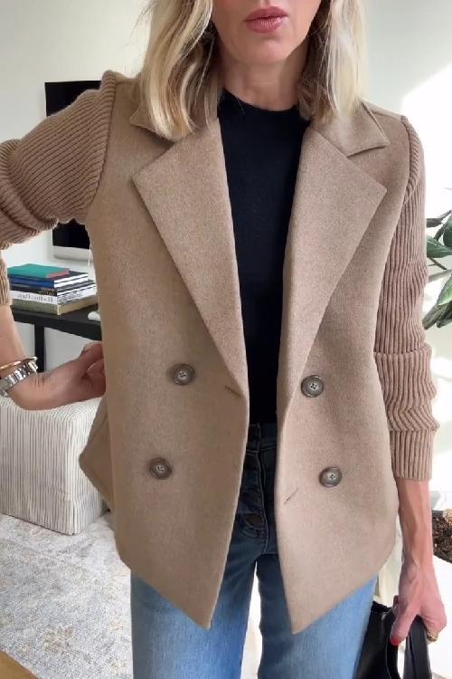 Sasha Casual Blazer Coat, Brown / 10