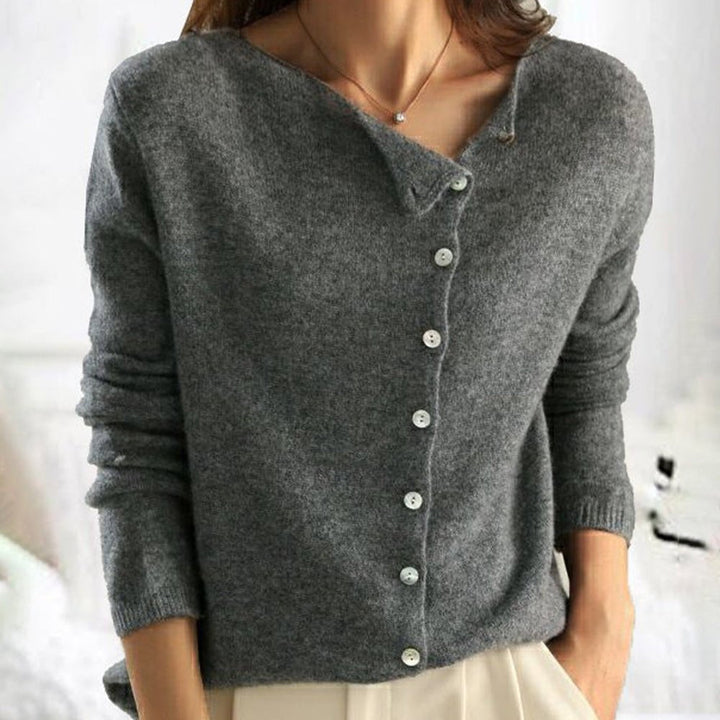 Julia™ | Dames Vest met Knoopsluiting - bellanza