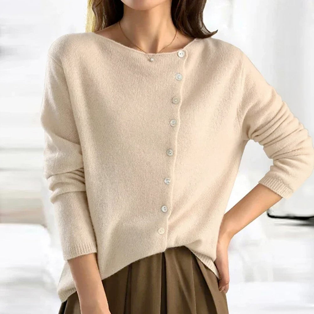 Julia™ | Dames Vest met Knoopsluiting - bellanza