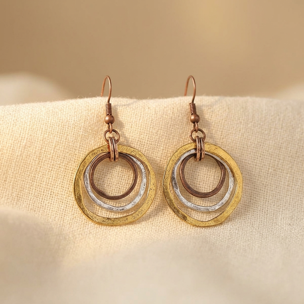 Gold & Silver Vintage Earrings