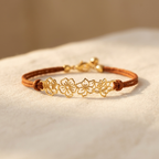 Personalized Birth Flower Bracelet