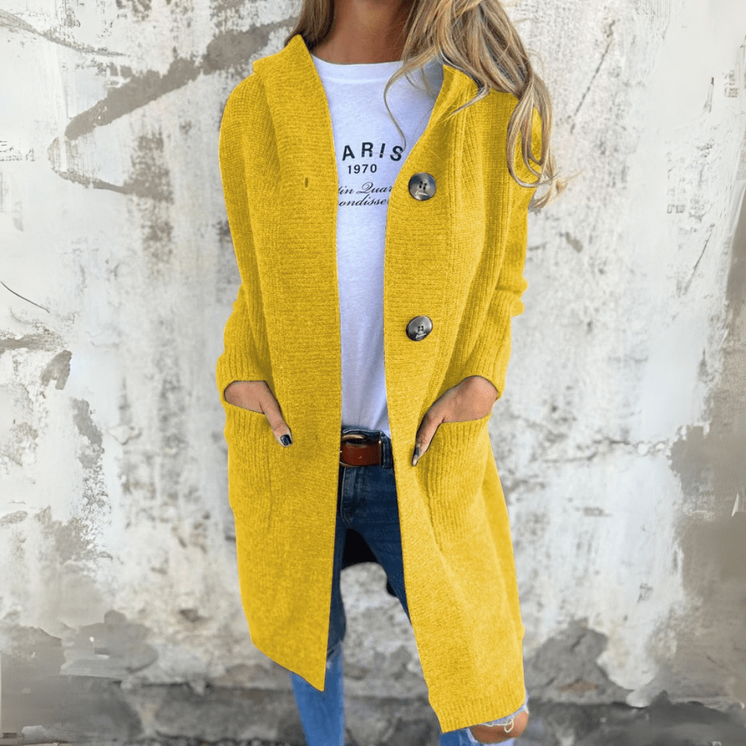 Lorène | Elegant lang dames vest - bellanza