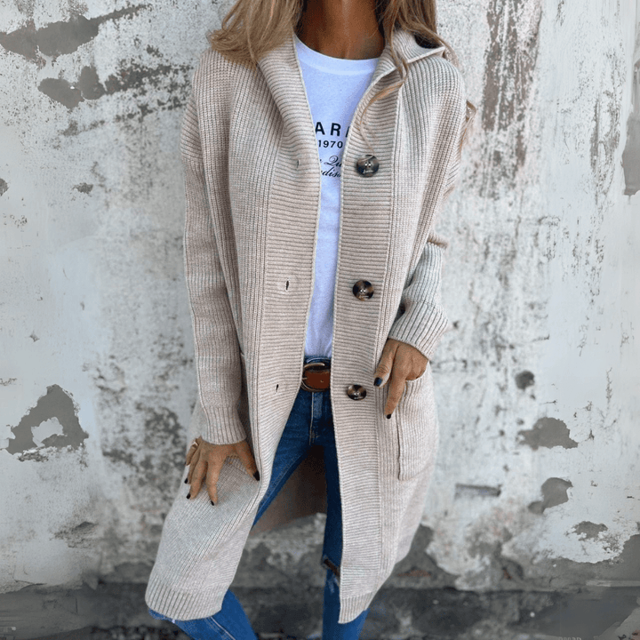 Lorène | Elegant lang dames vest - bellanza
