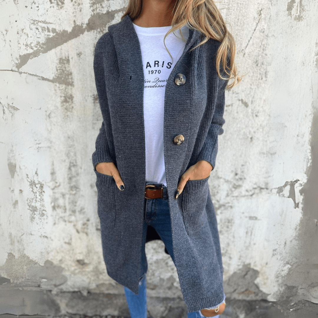 Lorène | Elegant lang dames vest - bellanza