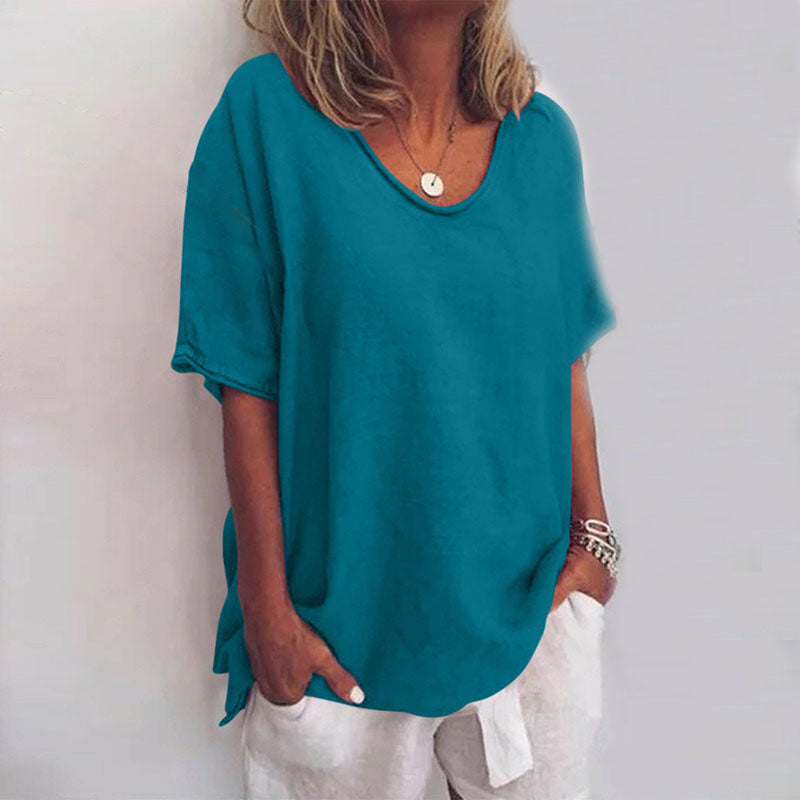 CALLIE™ – Top Cómodo de Corte Suelto