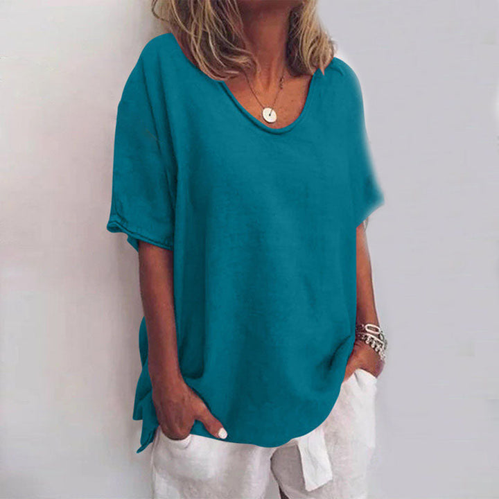 CALLIE™ – Top Cómodo de Corte Suelto