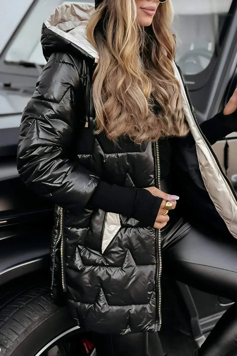 Marga | Long Warm Quilet Jacket