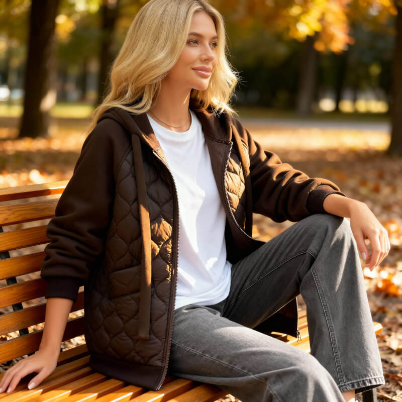 Natalie | Chaqueta acolchada con capucha
