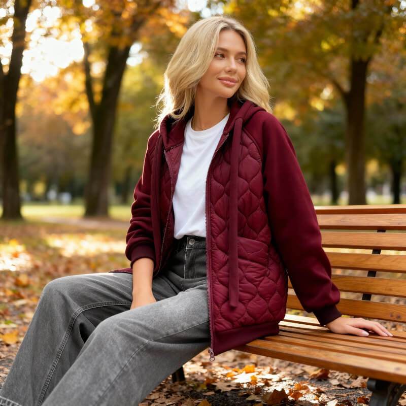 Natalie | Chaqueta acolchada con capucha