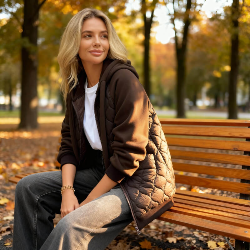 Natalie | Chaqueta acolchada con capucha