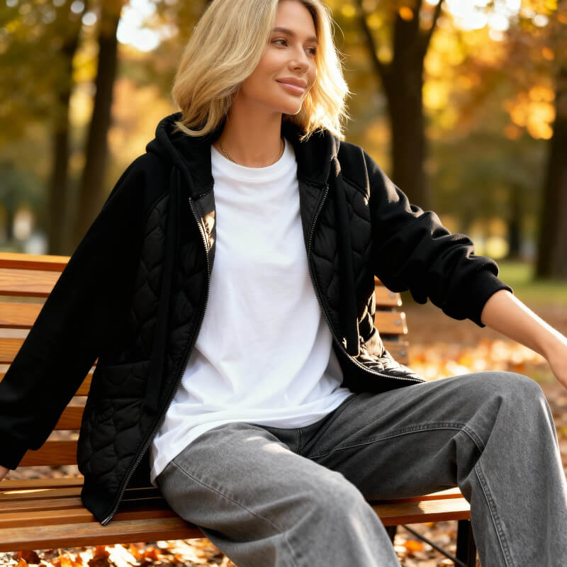 Natalie | Chaqueta acolchada con capucha