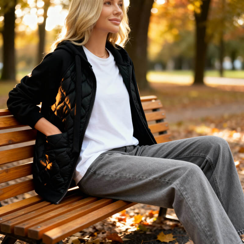 Natalie | Chaqueta acolchada con capucha