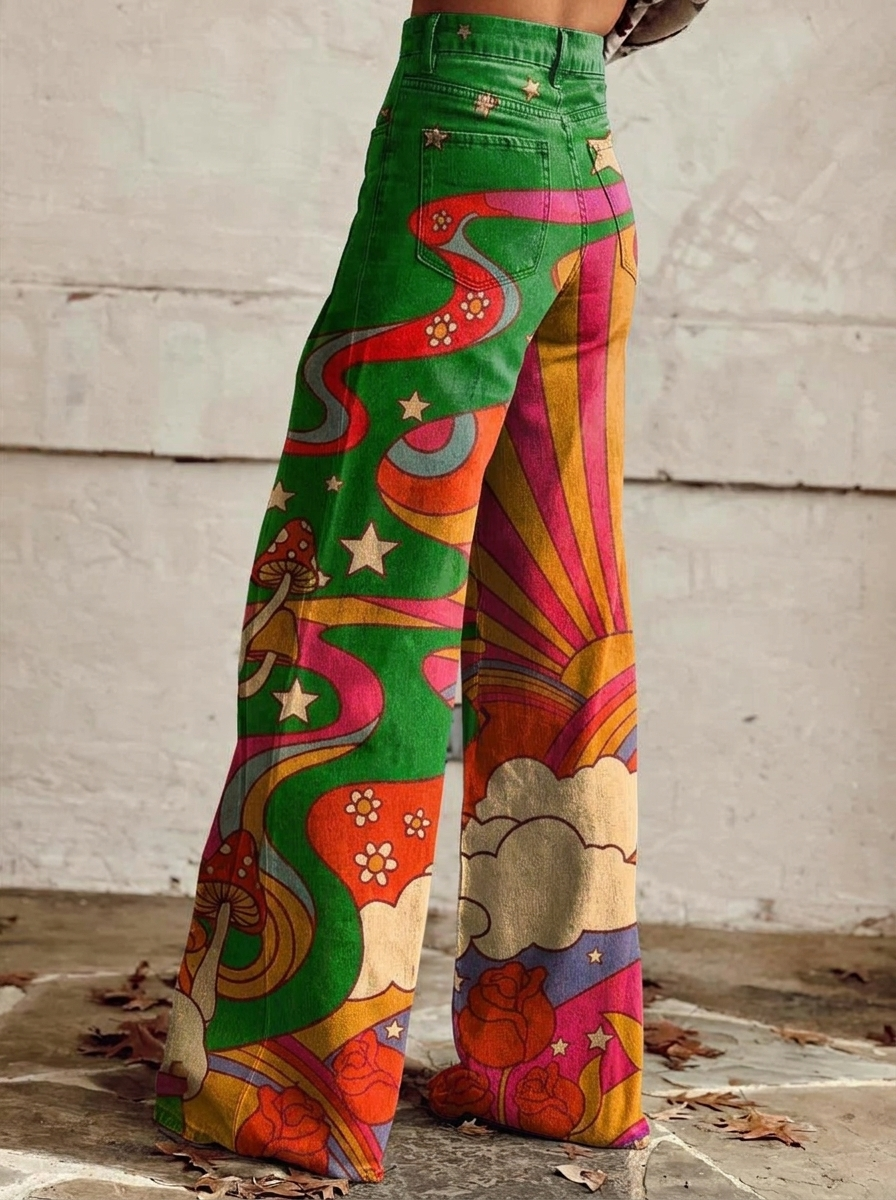 Vivian - Live Wide Leg Jeans