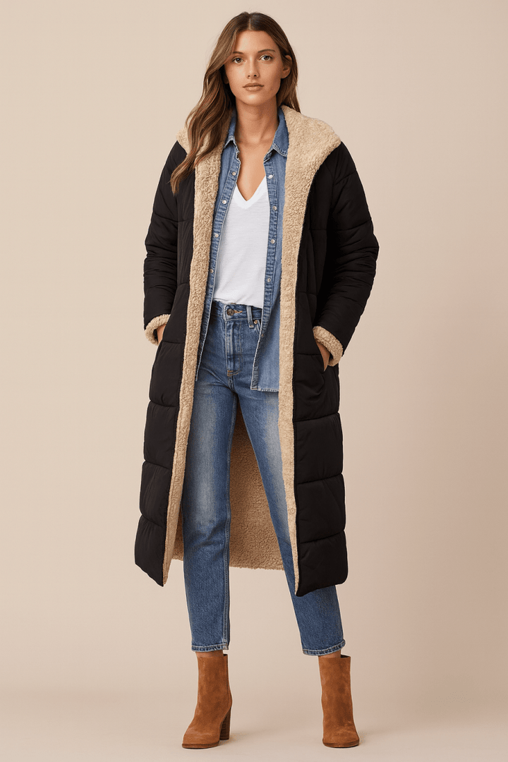 Sasha | Abrigo reversible suave