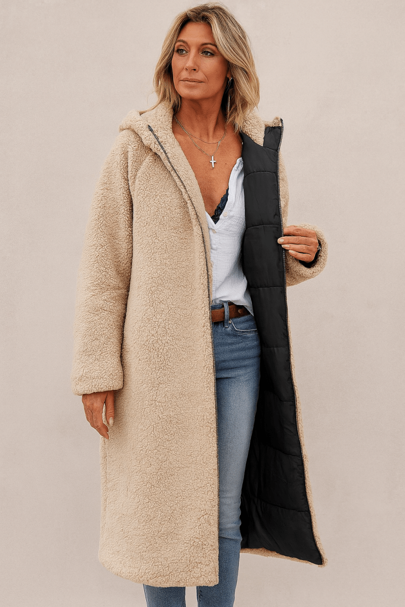 Sasha | Abrigo reversible suave