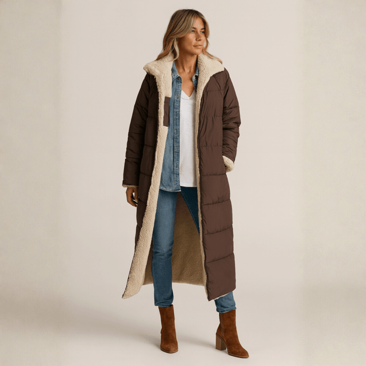 Sasha | Abrigo reversible suave