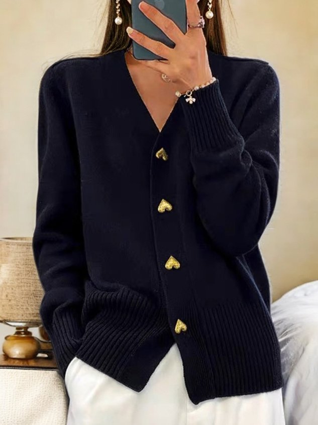 Eliana | Cardigan Elegante de Tricô